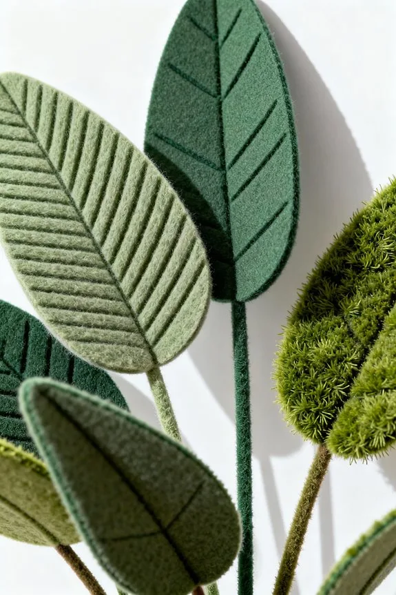 leaf texture enhances sound absorption