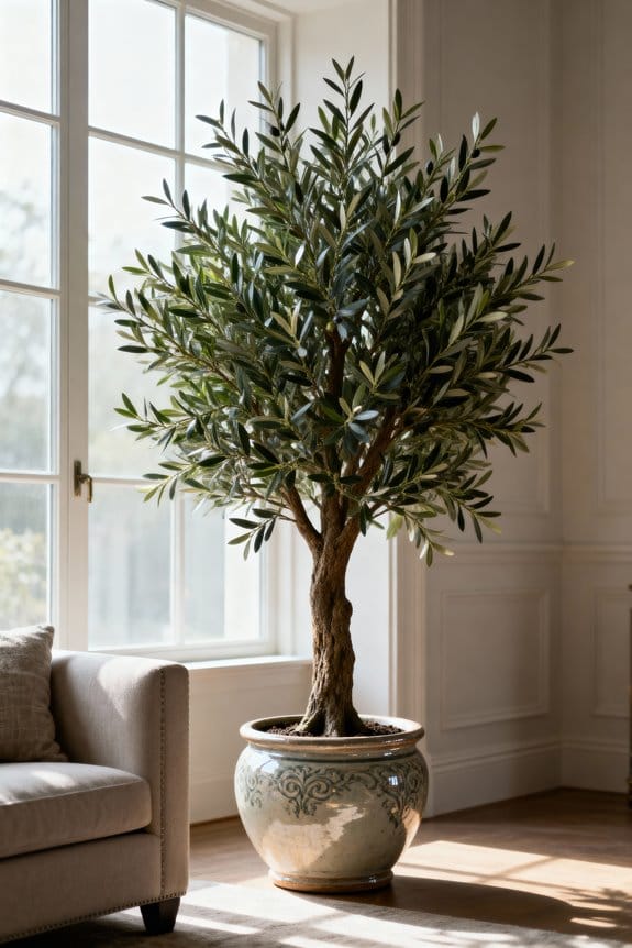 lifelike low maintenance olive trees