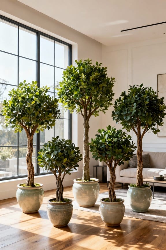 lightweight faux tree styles