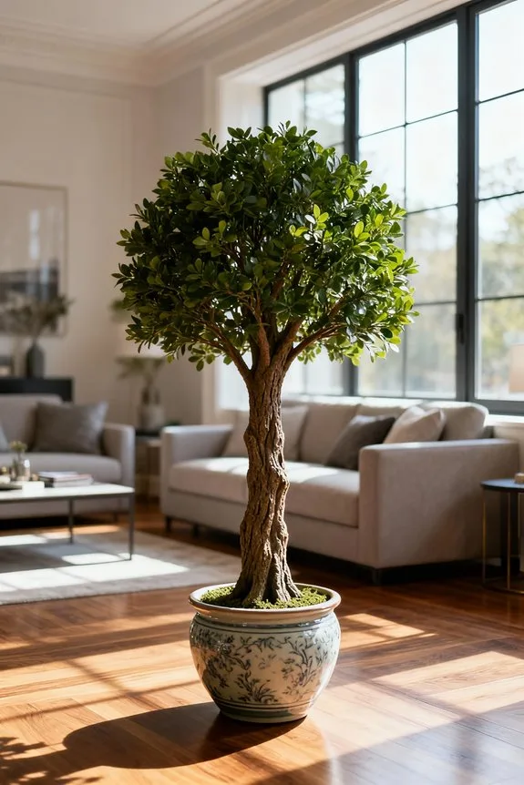 maintain faux trees realism