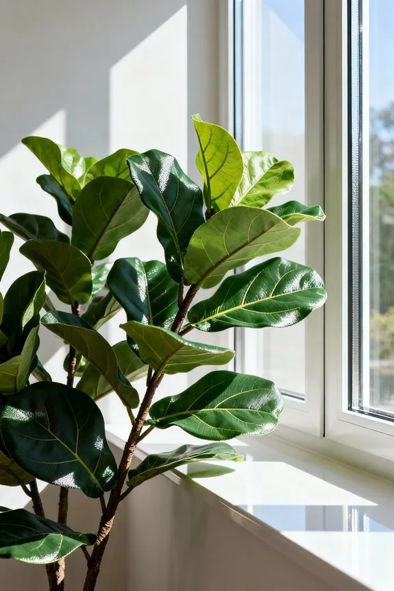 maintain vibrant faux trees