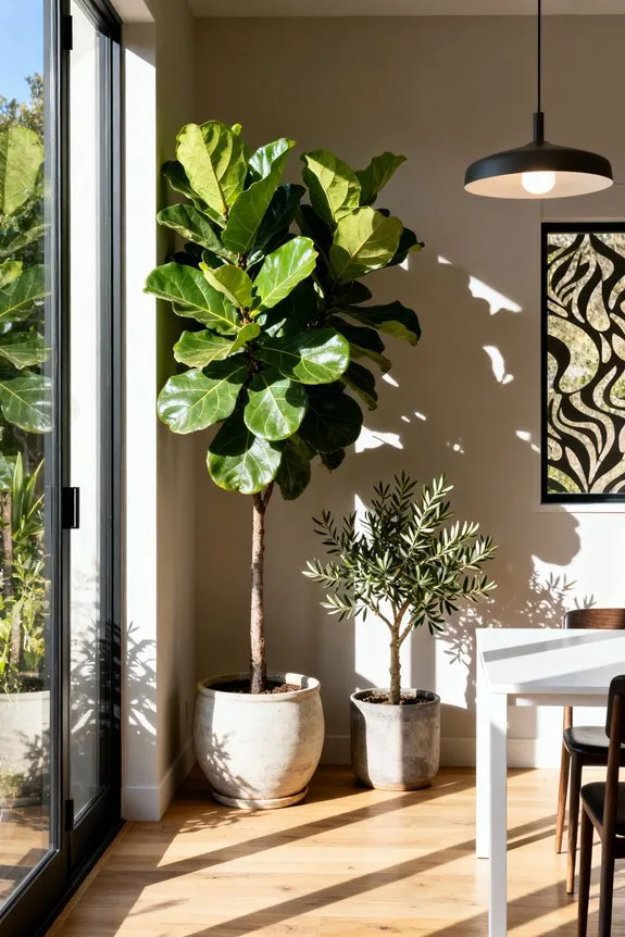 maximize indoor tree placement