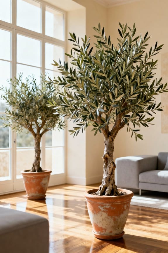 mediterranean olive trees selection
