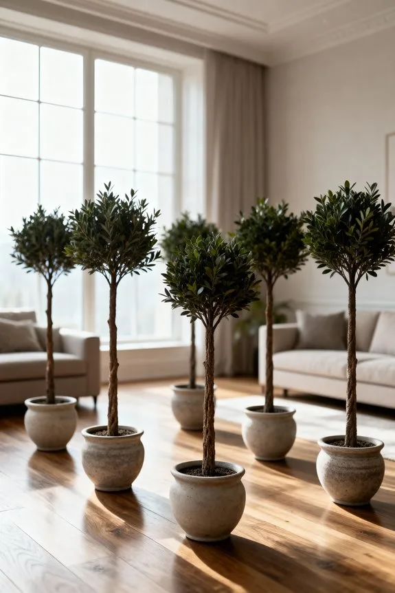 minimalist artificial trees collection