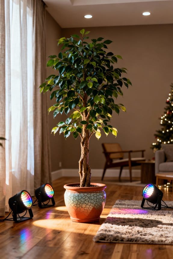 multicolor lights for holidays
