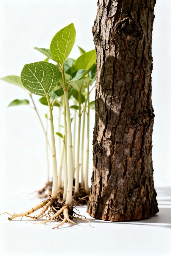multiple small trees preferred