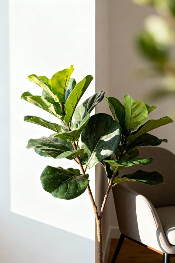 optimal faux tree placement