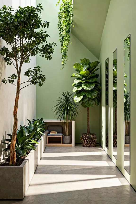 optimize indoor tree corners
