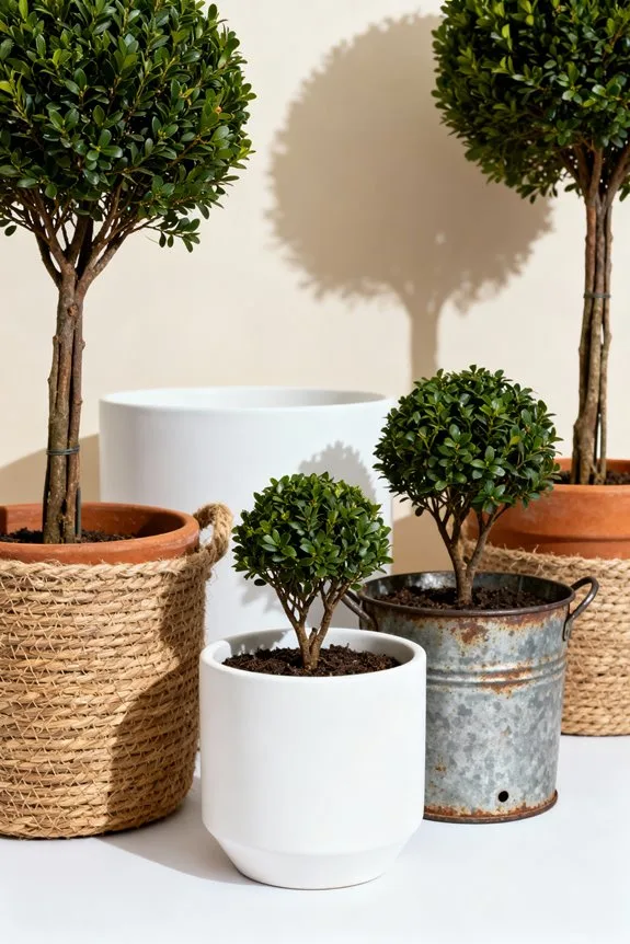 pot styles for decor