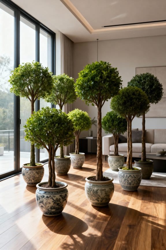 realistic artificial indoor trees