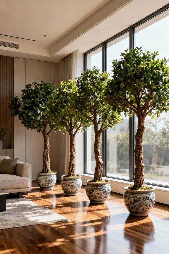 realistic artificial trees selection