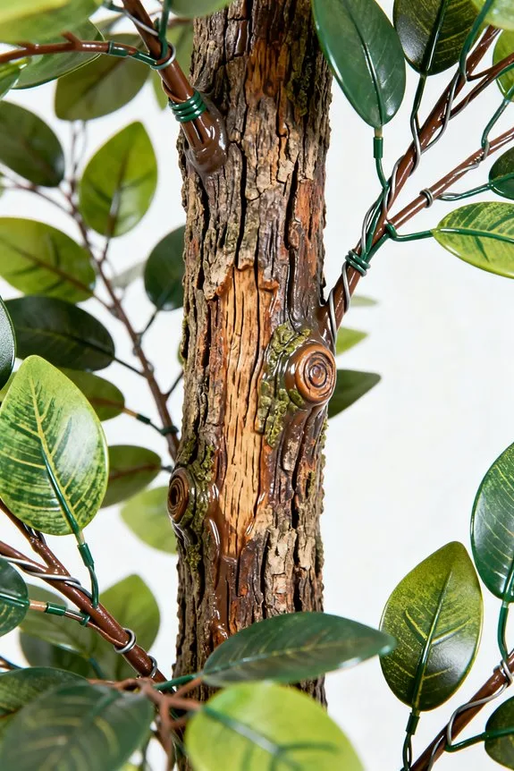 realistic faux tree features