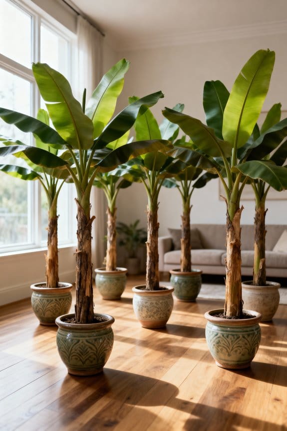 realistic indoor artificial banana
