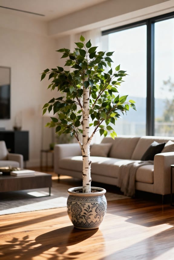 realistic indoor artificial trees