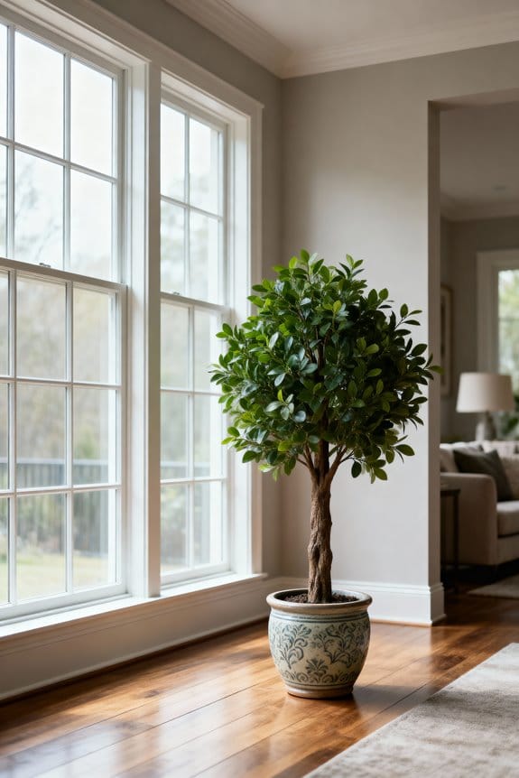 realistic indoor fake trees