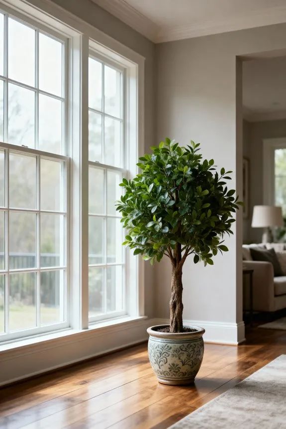 realistic indoor fake trees