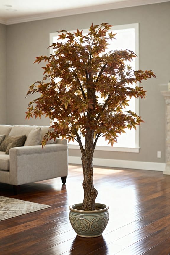 realistic indoor faux trees