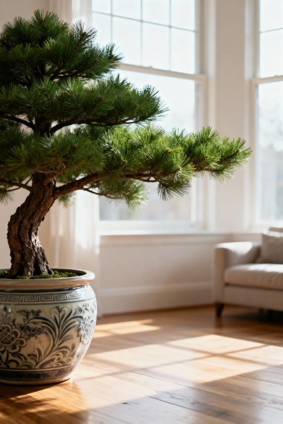 realistic indoor pine trees