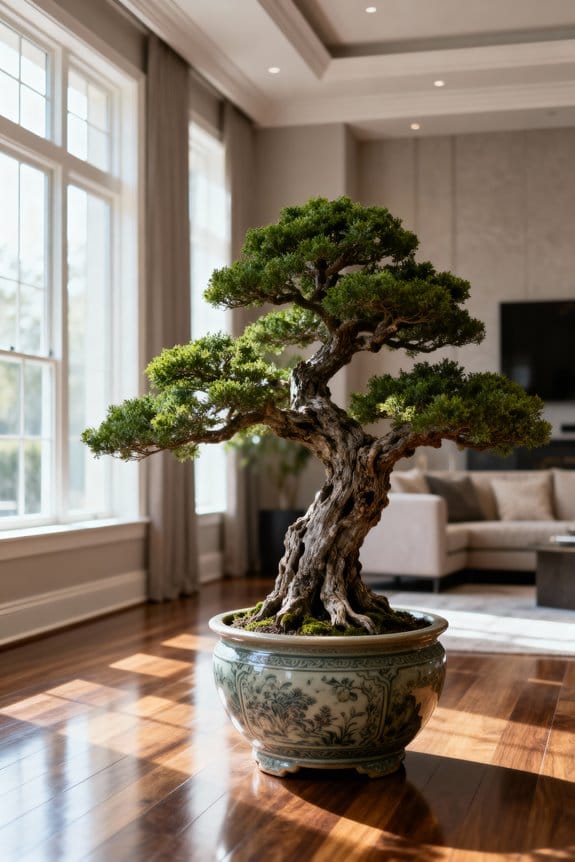 realistic long lasting indoor bonsai