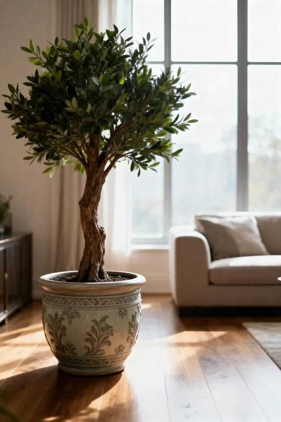 realistic low light artificial trees