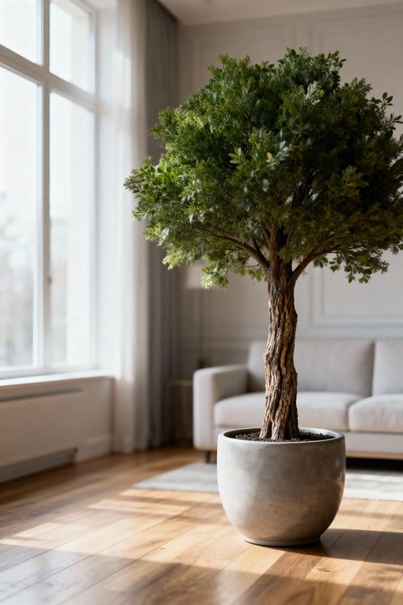 realistic low maintenance artificial trees