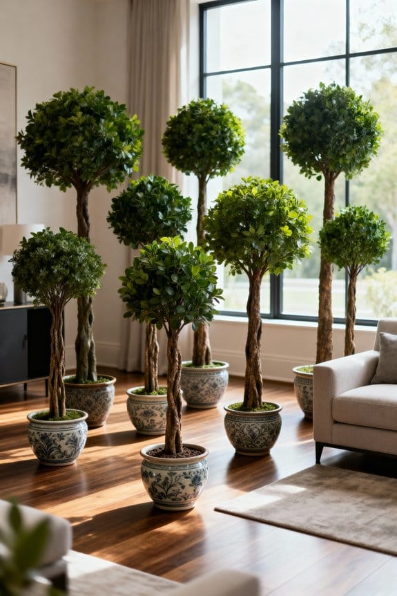 realistic low maintenance indoor trees