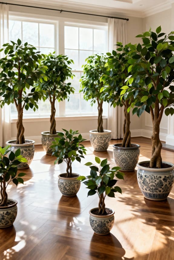 realistic low maintenance silk trees