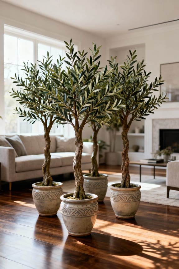 realistic olive tree decor