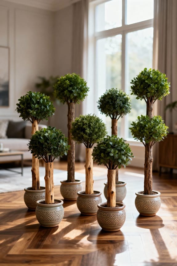 realistic rustic artificial trees