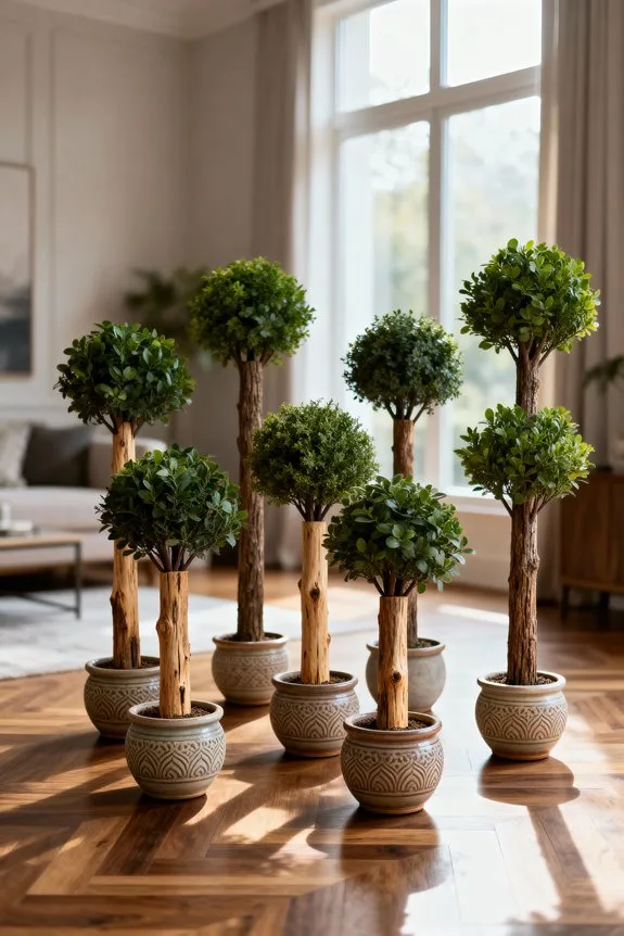 realistic rustic artificial trees