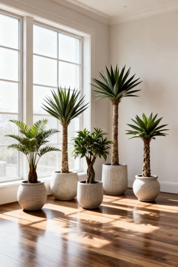 renter friendly decorative faux plants