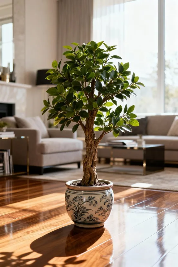 rinsing faux trees safely