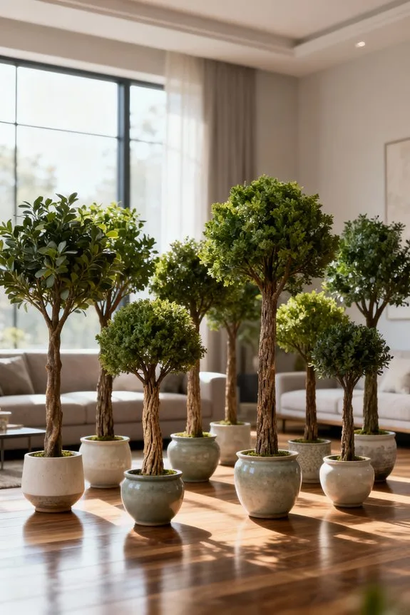 scandinavian artificial trees selection