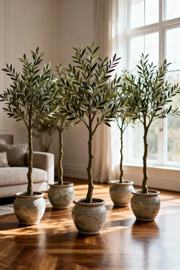 slim olive trees selection