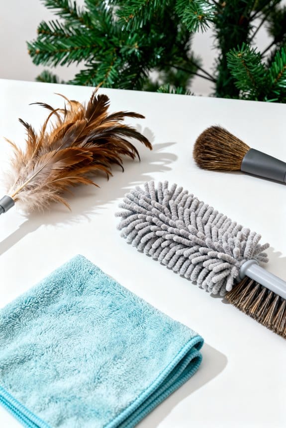 soft brush for dusting