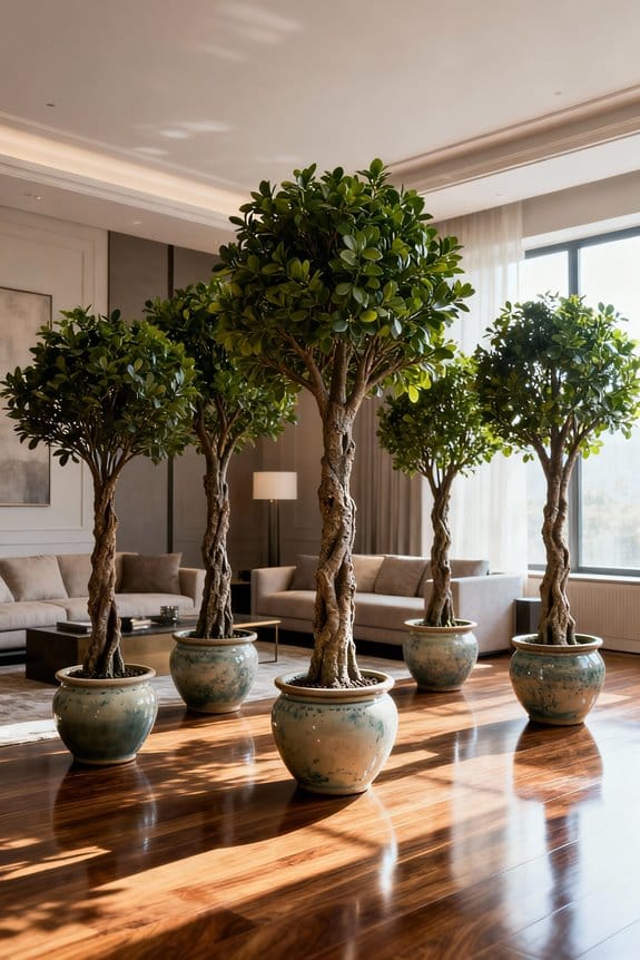 stunning industrial artificial trees