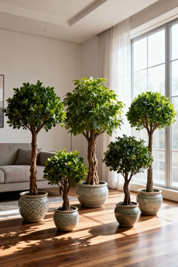 stylish artificial tree selections