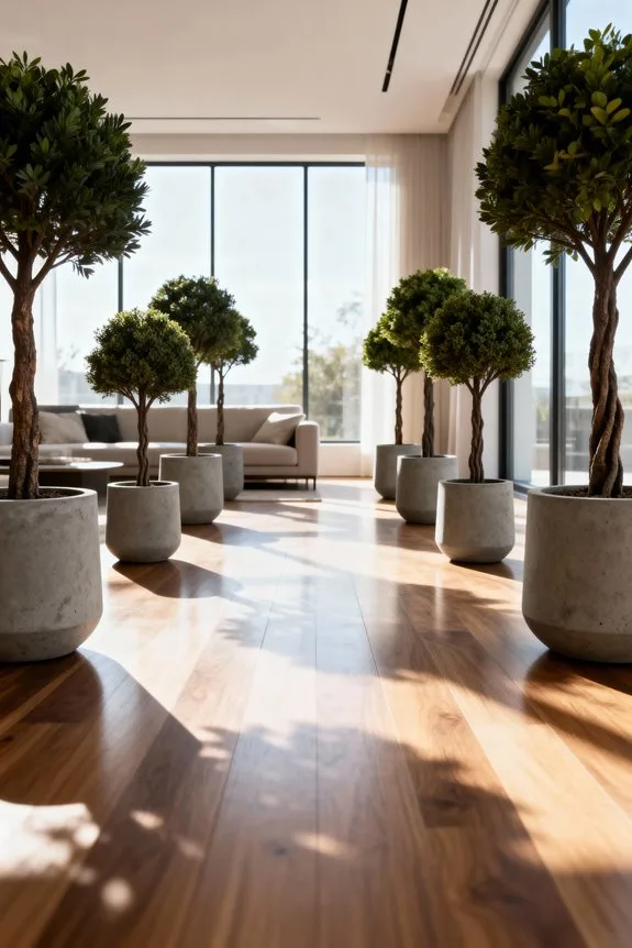 stylish concrete planters selection