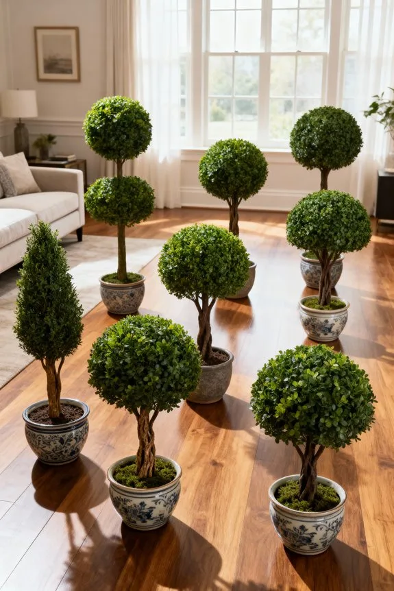 stylish indoor artificial greenery