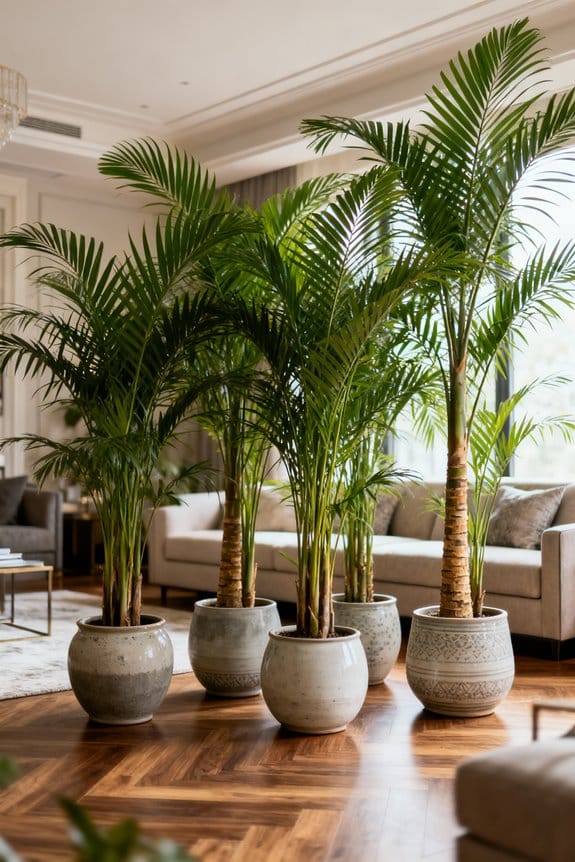 tall areca palm decor