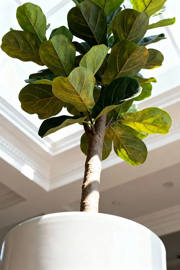 tall faux trees elevate space