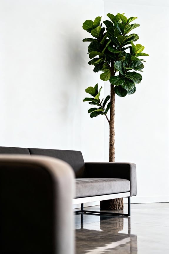 tall faux trees selection