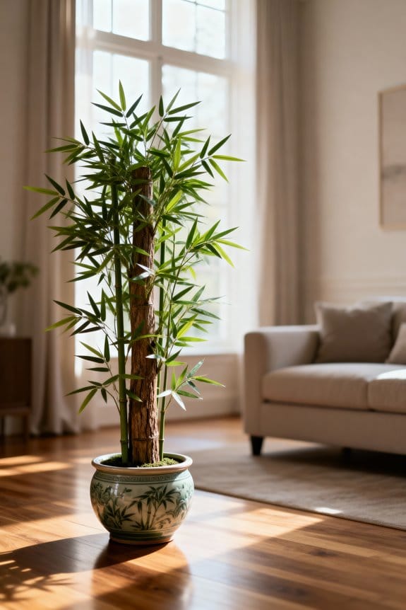top indoor faux bamboo