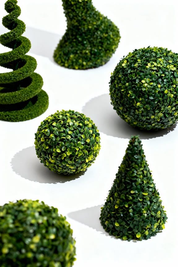 versatile vibrant faux topiary