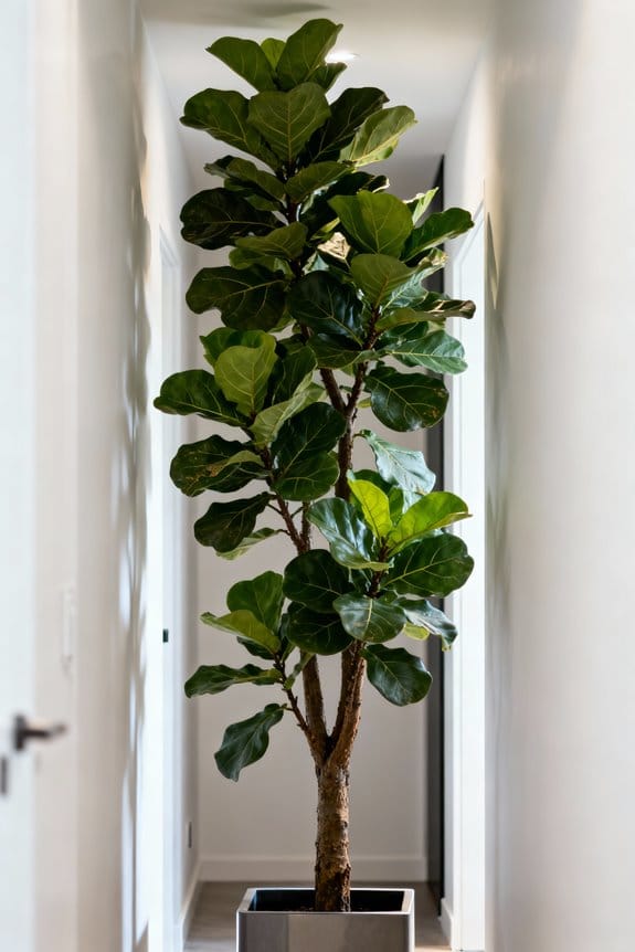 vertical space with trees