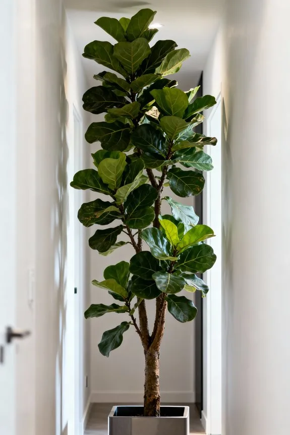vertical space with trees