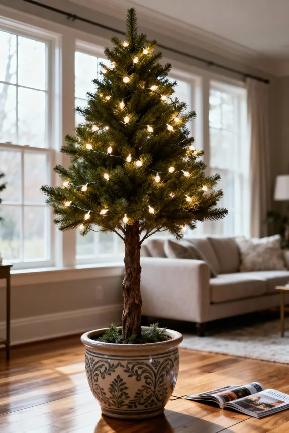 warm white holiday lights